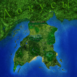 Карта полуострова