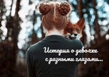Обложка произведения История о девочке с разными глазами...