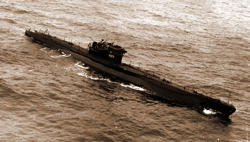 U-977 в своем...