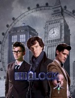 Обложка произведения Wholock ( меняем историю Доктор, который стал Шерлоком ХД)