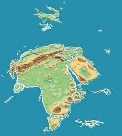 2D карта Северного...