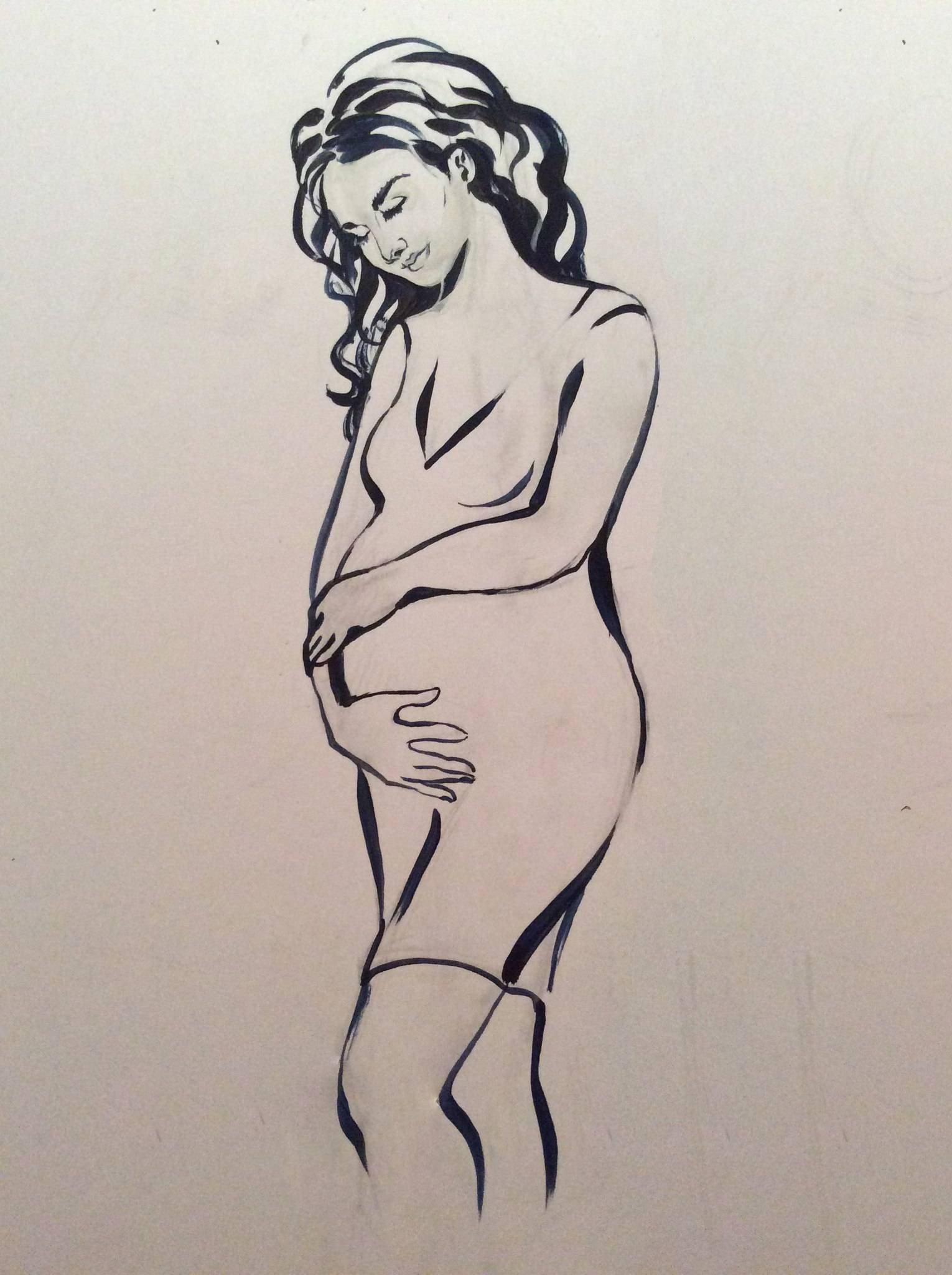 Любовь беременность рисунок
