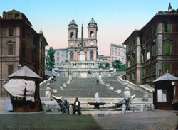 Рим. Лестница Piazza...