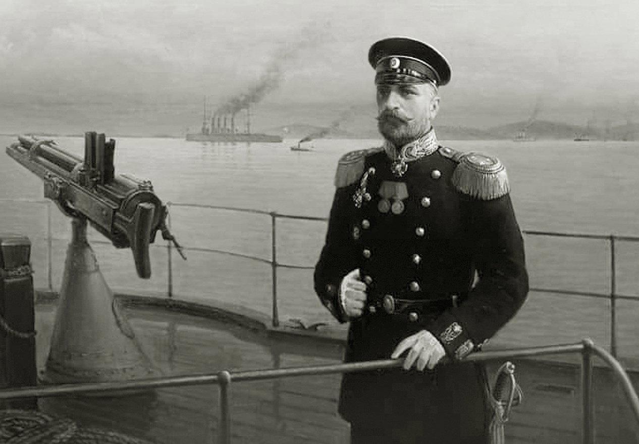 Во главе эскадры. Капитан Руднев крейсер Варяг. Руднев командир крейсера Варяг. Офицеры крейсера Варяг 1904.