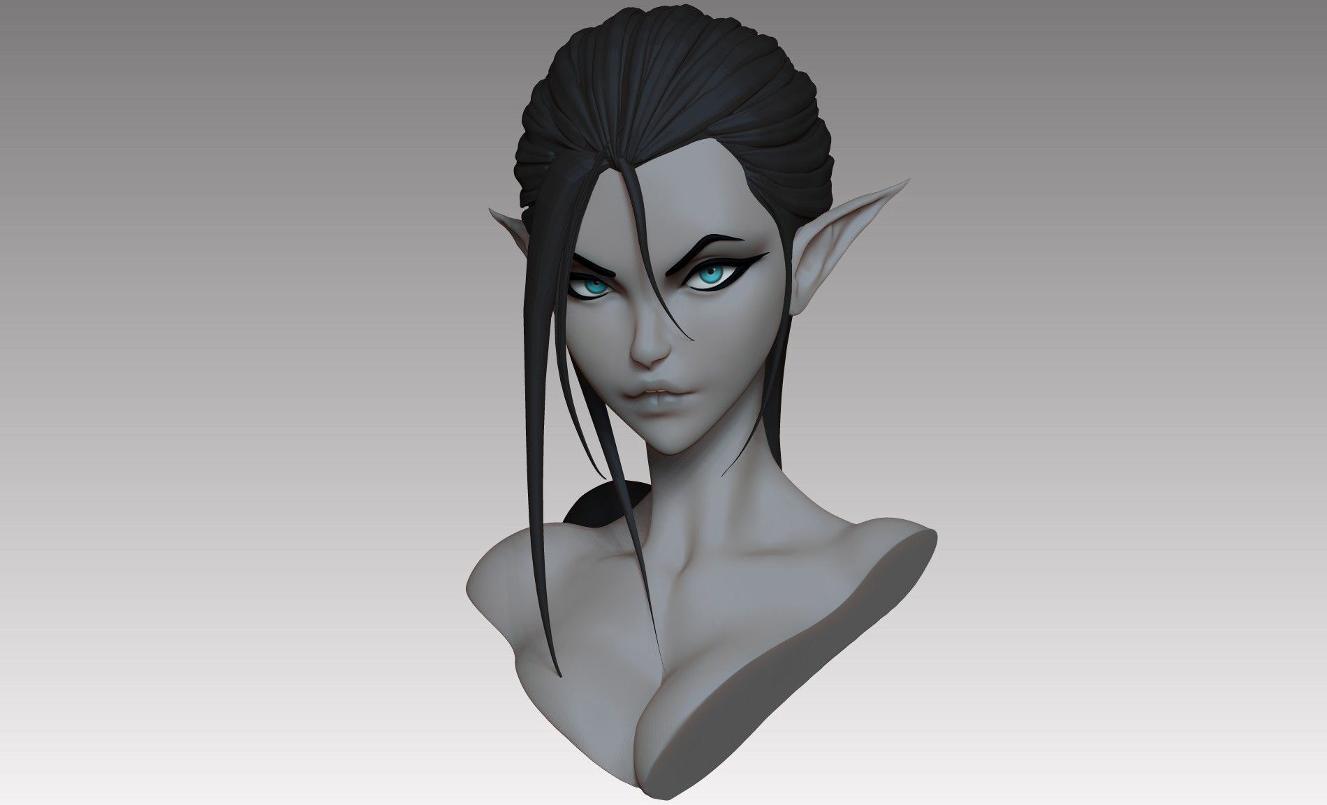 Stylized 3d model