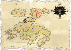 Карта мира с главными...