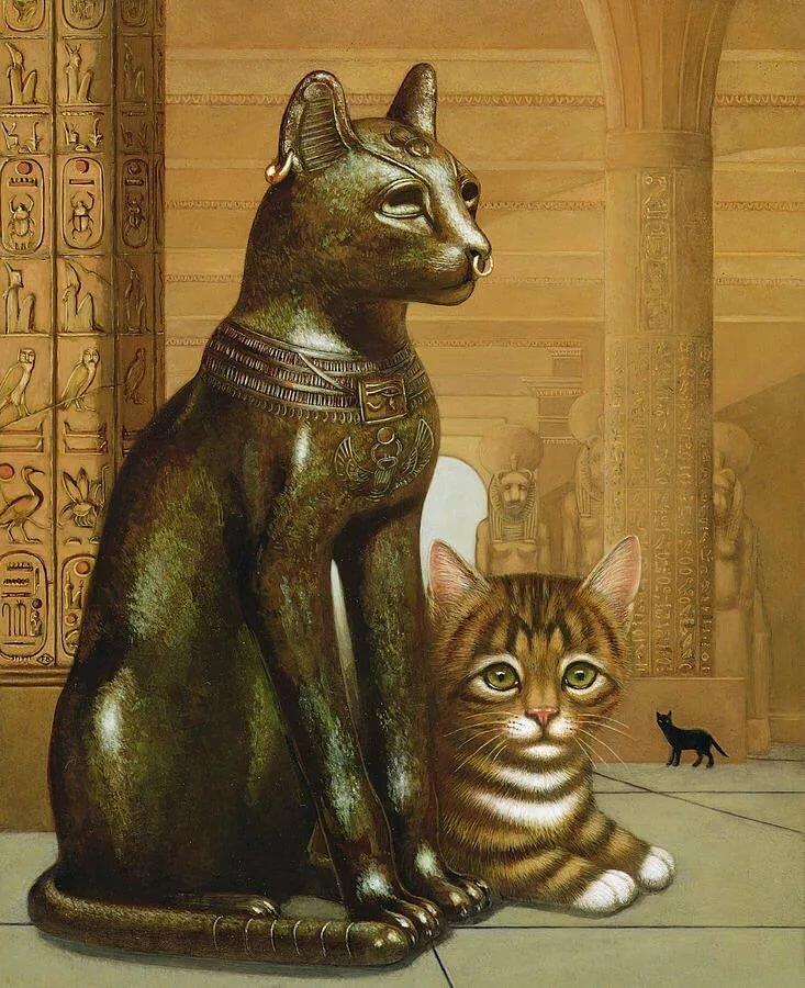 Как выглядели первые коты Книга Кнопа и её друзья, История котов, Явные Сказки, Анастасия Журба читать онл