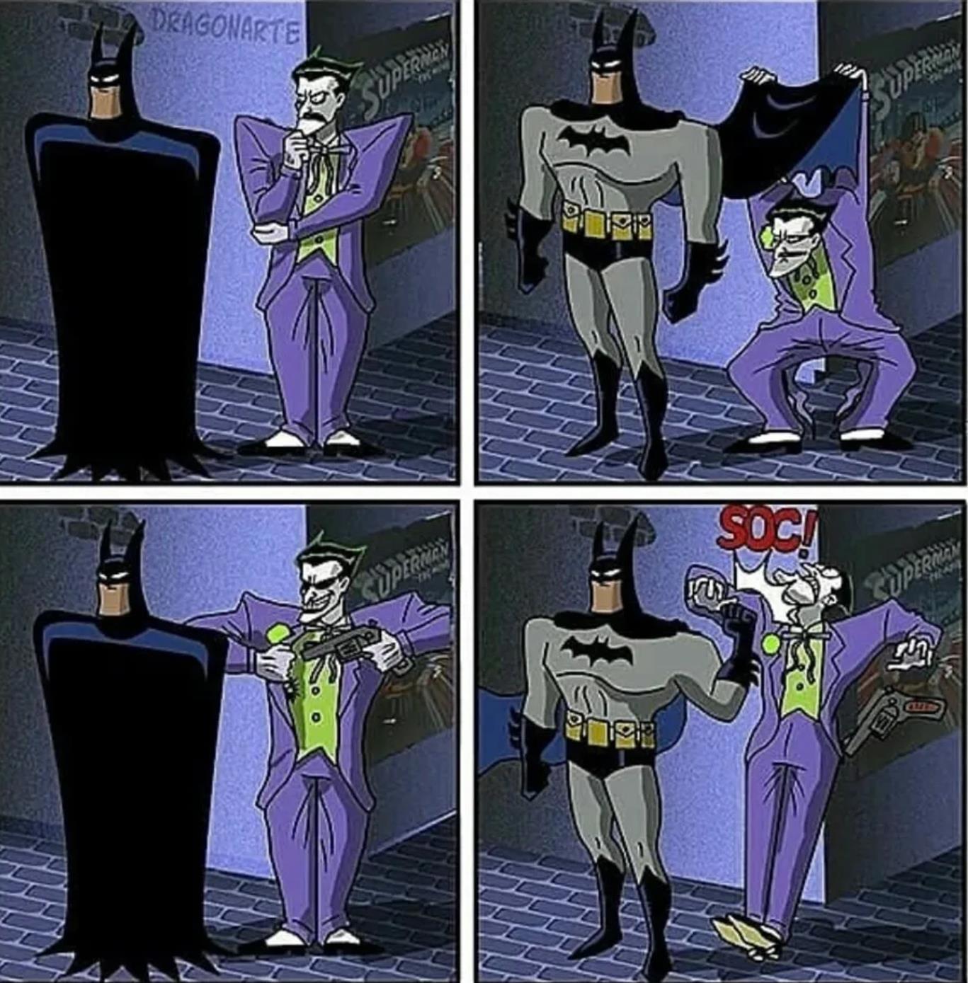 Комиксы про Бэтмена и Джокера