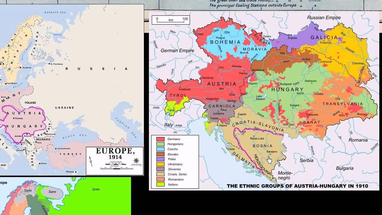 Карта австро венгерской империи