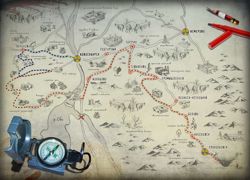 карта маршрута...