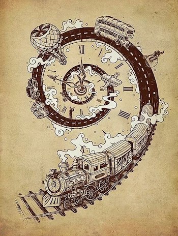 Обложка произведения Реальная история машины времени