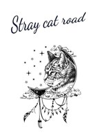 Обложка произведения Stray cat road / Дорога бродячей кошки