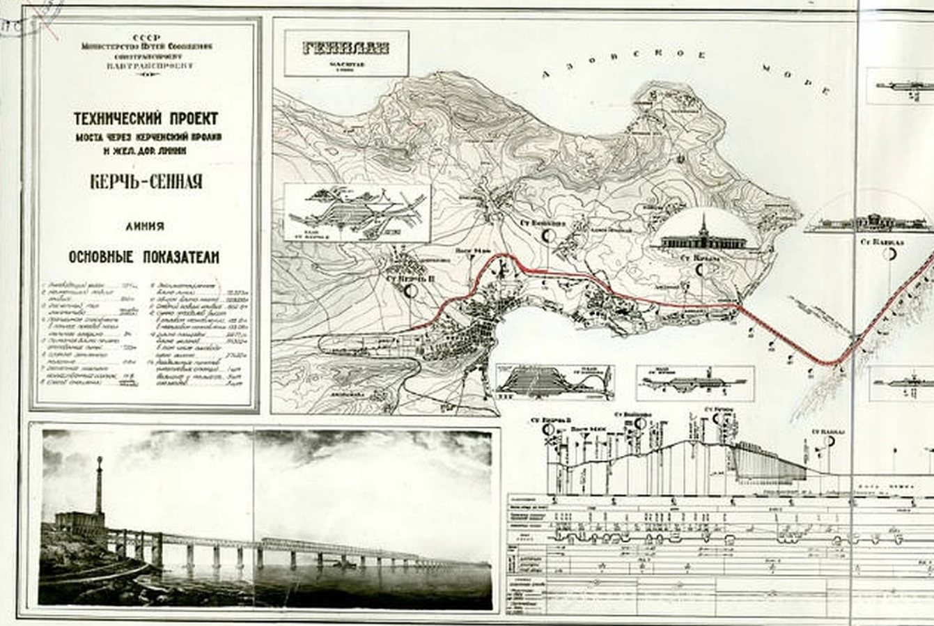 Проект через моста через керченский пролив