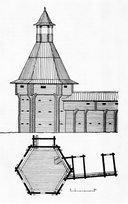 Башня со сторожей наверху