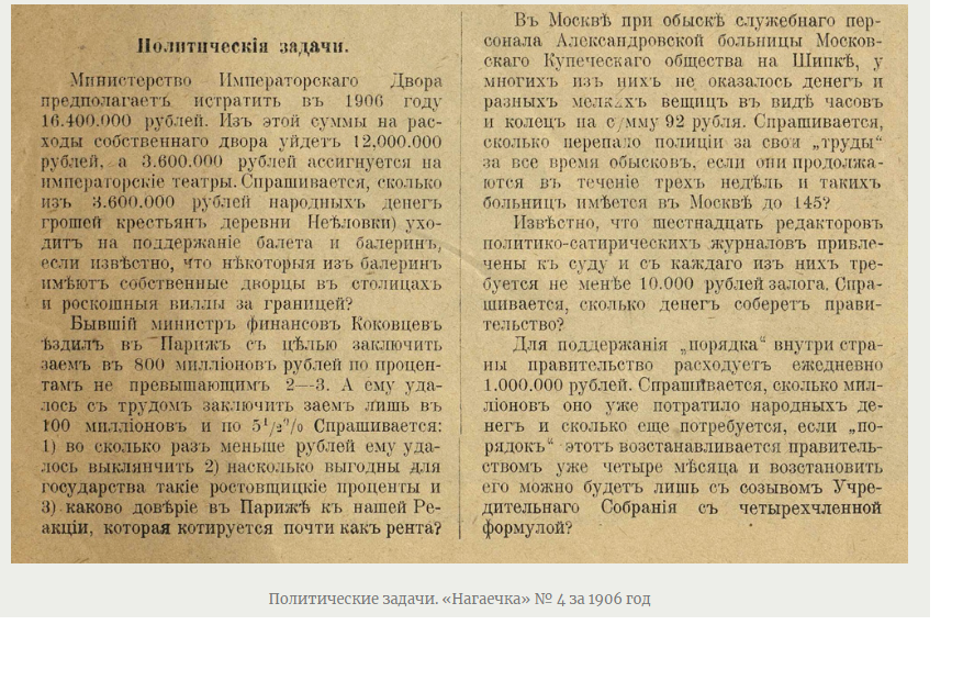 Какой журнал издаваемый с 1908 года показывал сатирическое изображение исторических событий