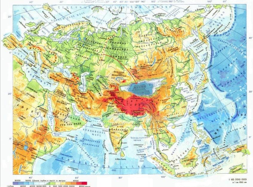 Иссык куль на карте мира