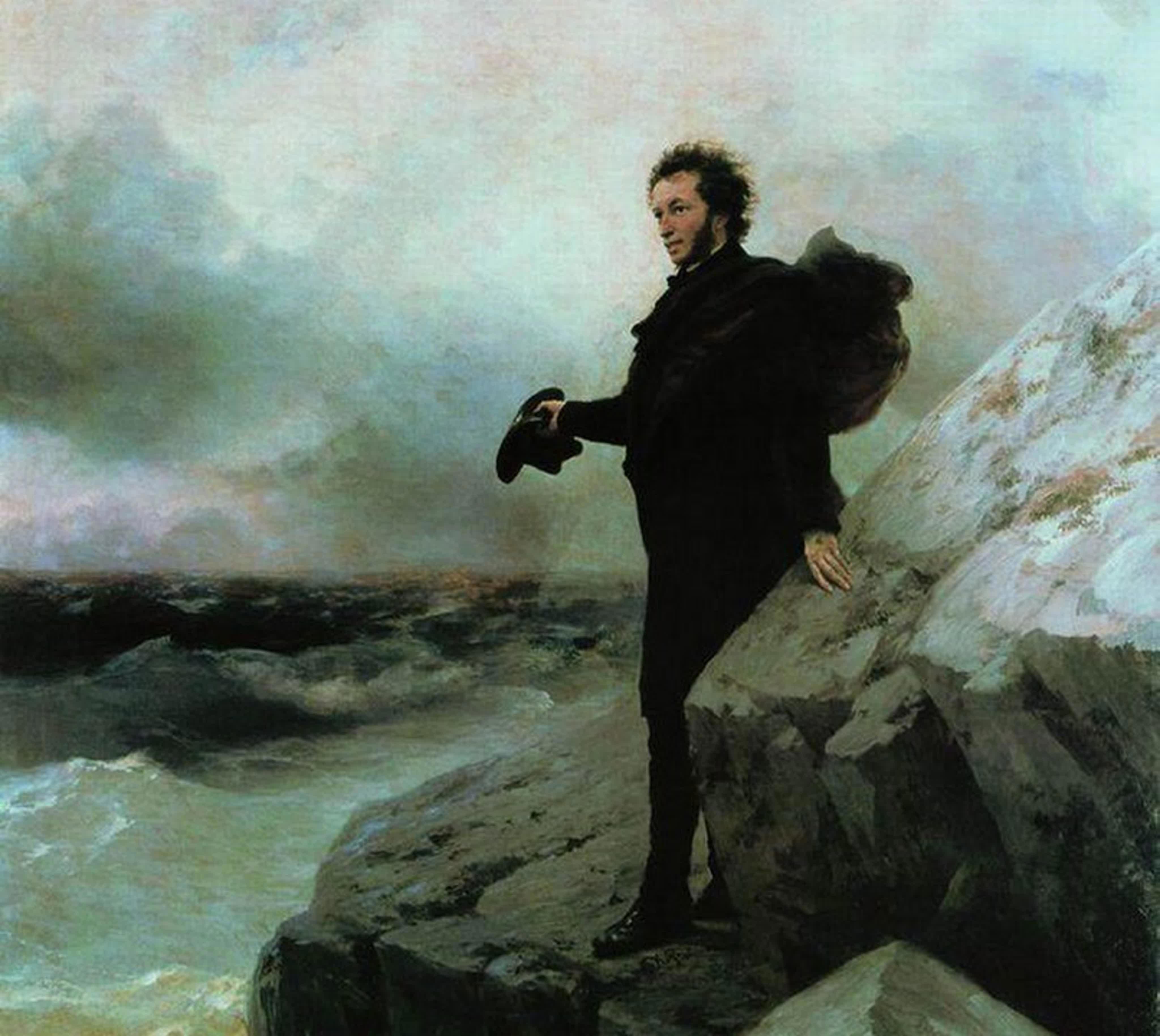 И. Айвазовский, И. Репин Прощание Пушкина с морем.