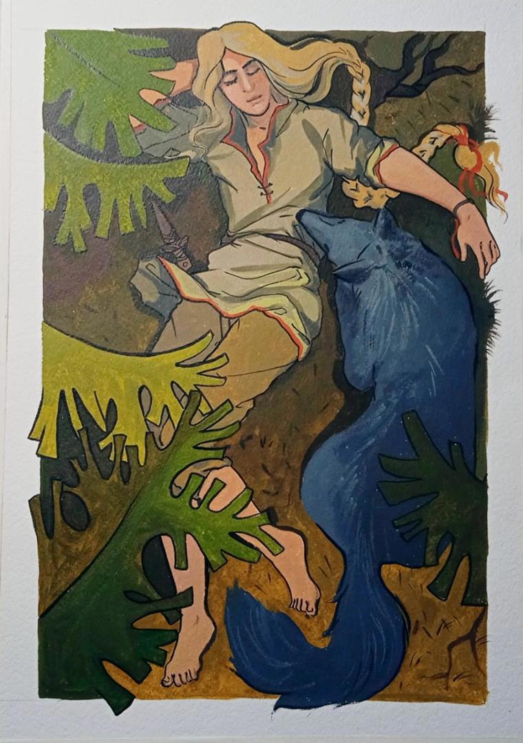 Иллюстрация принадлежит Таисии Корчугановой.