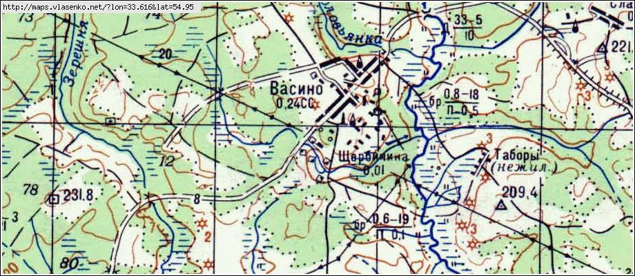 Карта дорогобужского района 1941 года