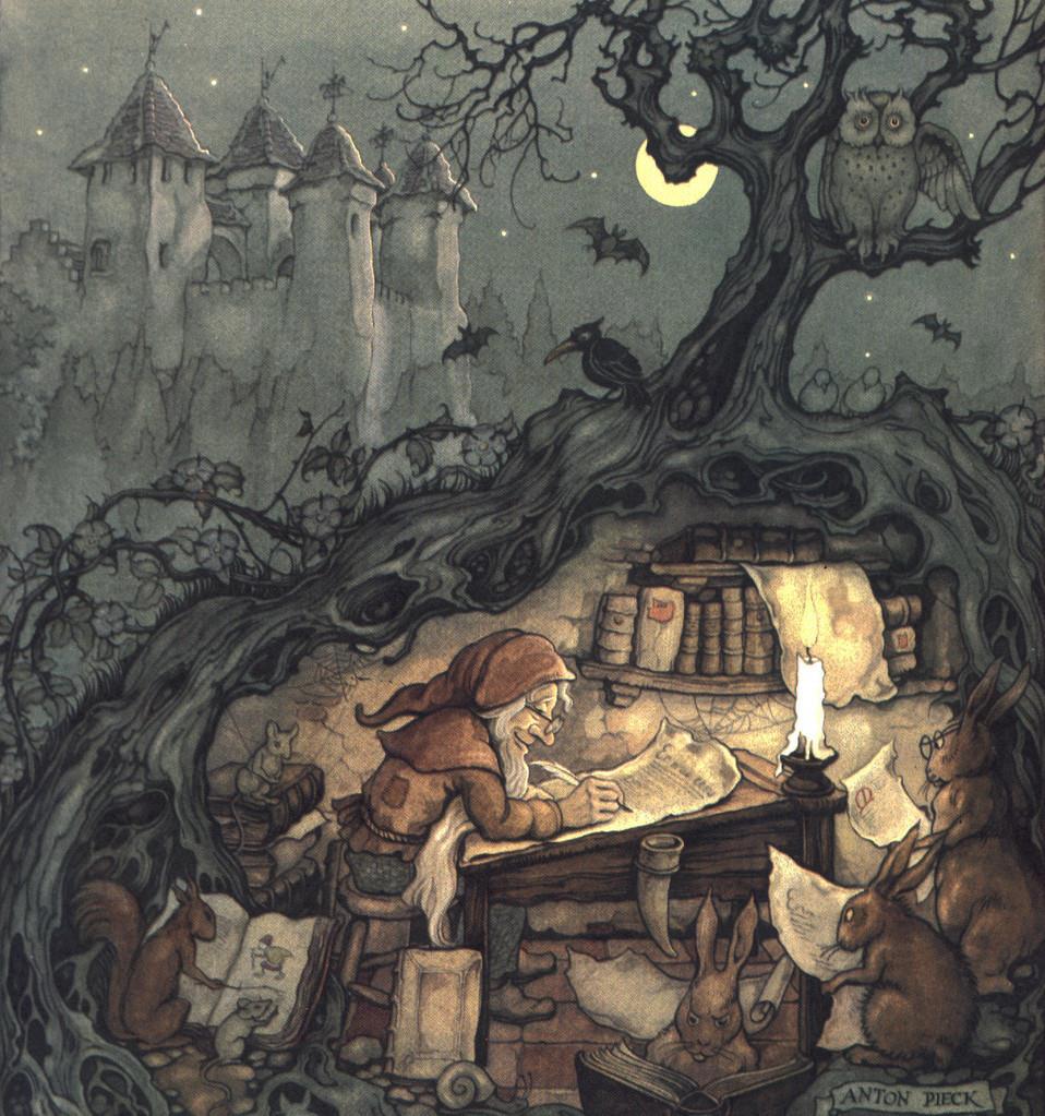 Картина иллюстрирует. Anton Pieck художник. Антон пик художник. Антон пик anton Pieck (1895-1986. Антон пик иллюстрации Гном.