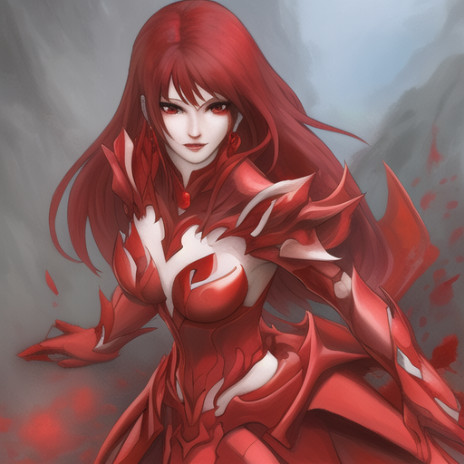 Красная женщина