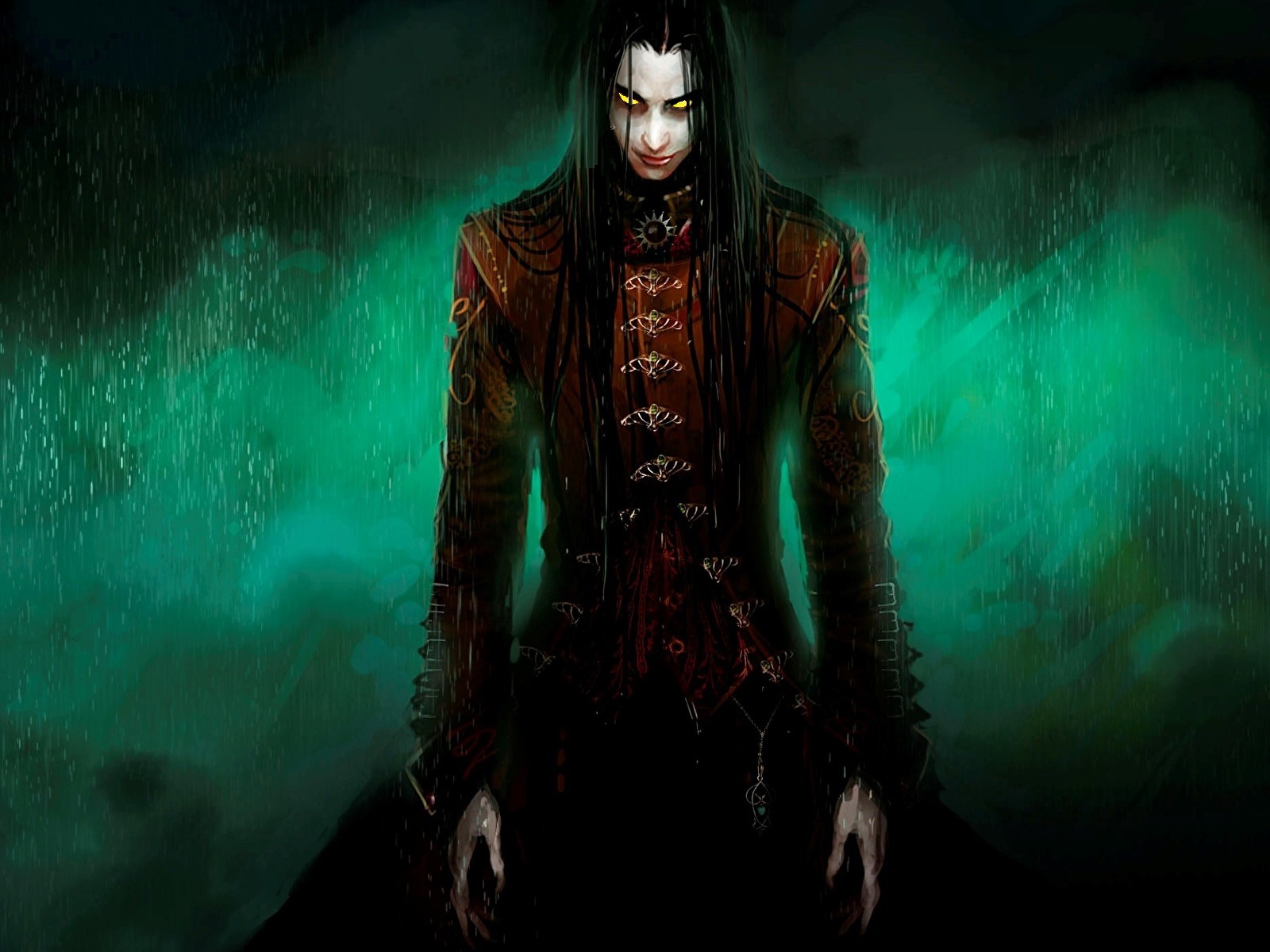 Vampire art, dark fantasy art, fantasy art