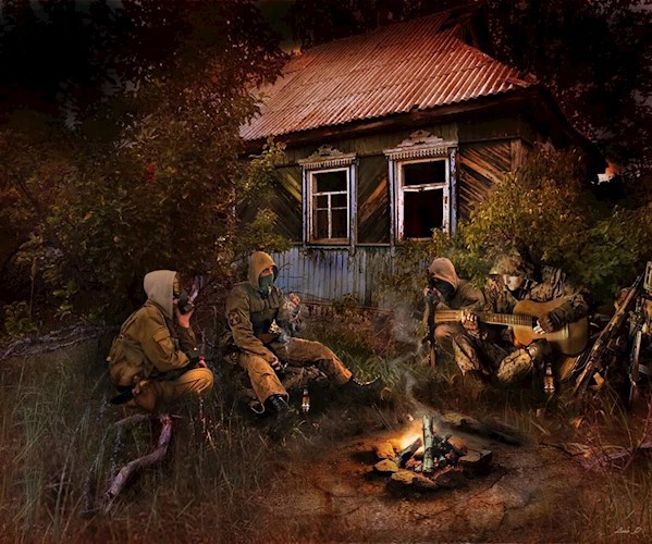 Обложка произведения Пейс - байки у костра на Кордоне