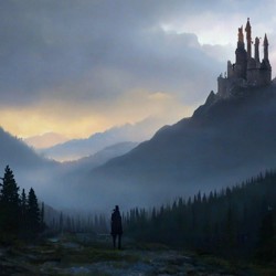 Монастырь. Нарисовано...