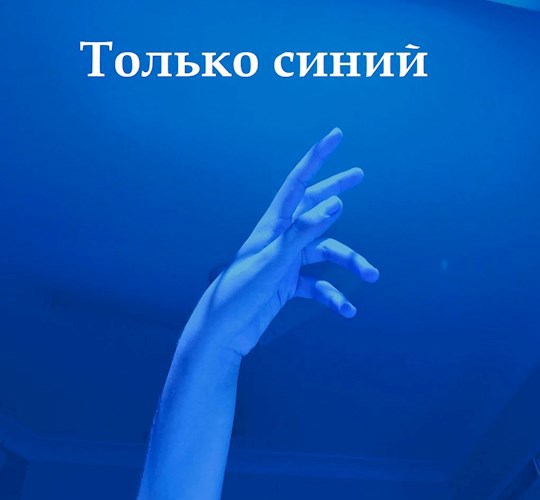 Обложка произведения Только синий