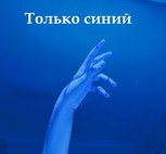 Обложка произведения Только синий