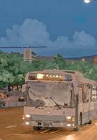 Обложка произведения Автобус идёт через лето