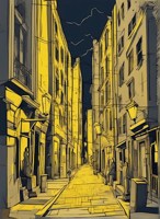 Обложка произведения Улица желтых фонарей