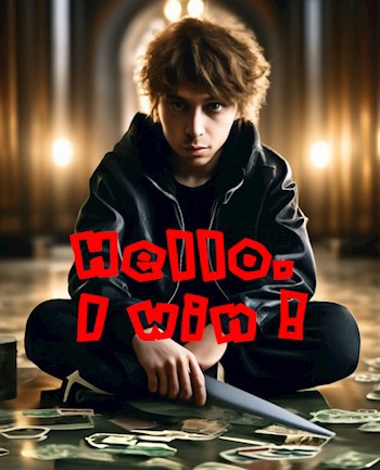 Обложка произведения Hello. I win!