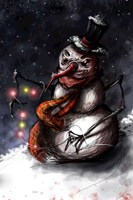 Обложка произведения Чёрный снеговик