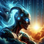 Обложка произведения Двойственность кода: ИИ как спаситель и зверь