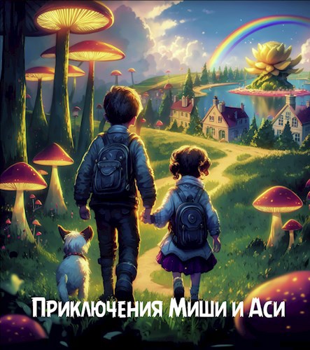 Обложка произведения Приключения Миши и Аси