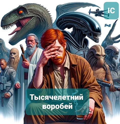 Обложка произведения Тысячелетний воробей