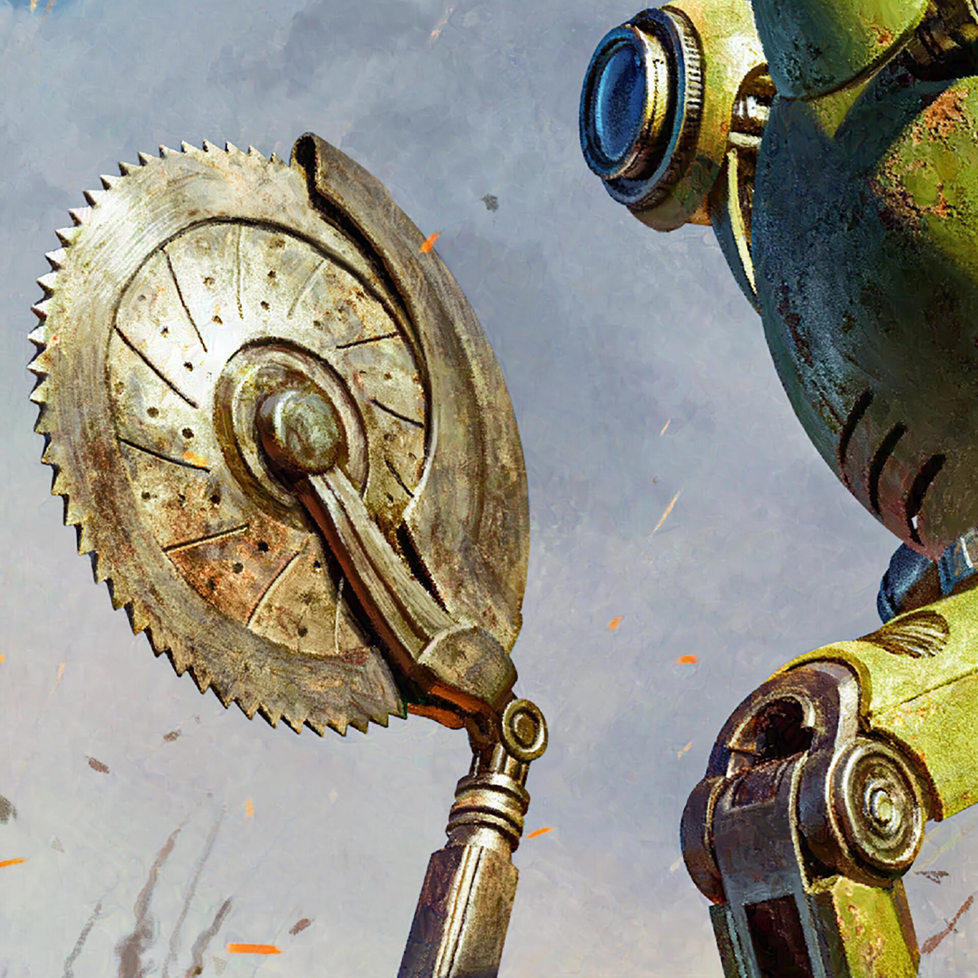 Циркулярная пила робота. Остренькая!