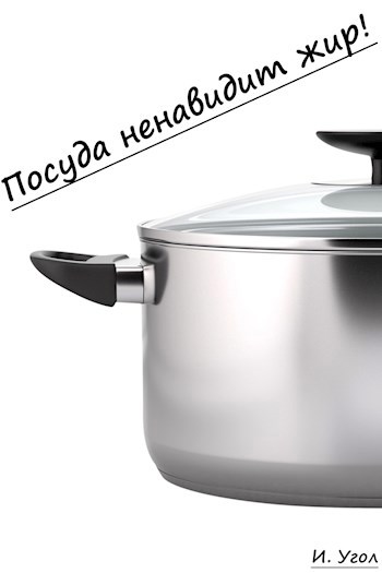 Обложка произведения Посуда ненавидит жир!