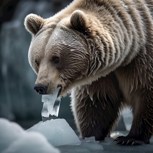 Обложка произведения Мишка косолапый ледники грызёт