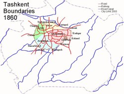 Ташкент в 1860 годах