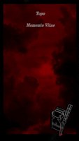 Обложка произведения Memento Vitae