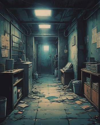 Обложка произведения If the basement door opens again...