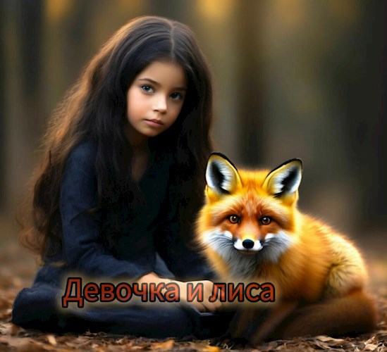 Обложка произведения Девочка и лиса