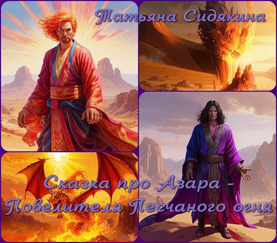 Обложка произведения Сказка про Азара – Повелителя Песчаного огня
