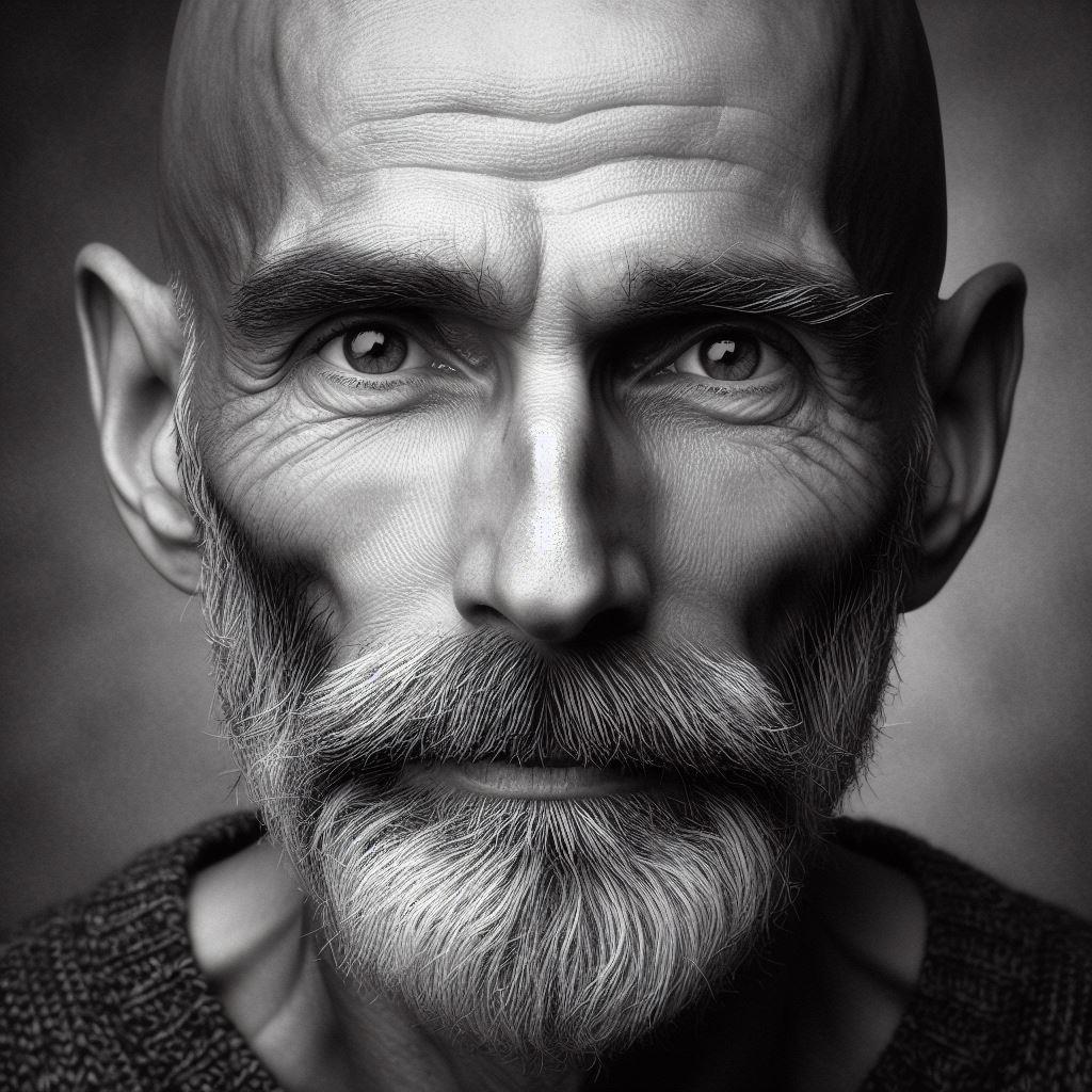 Профессор Туркин. Карандаш, бумага.