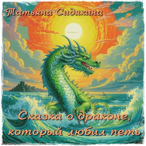 Обложка произведения Сказка о драконе, который любил петь
