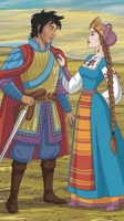 Обложка произведения Сказ о царевиче Ахмате и княжне Агафье