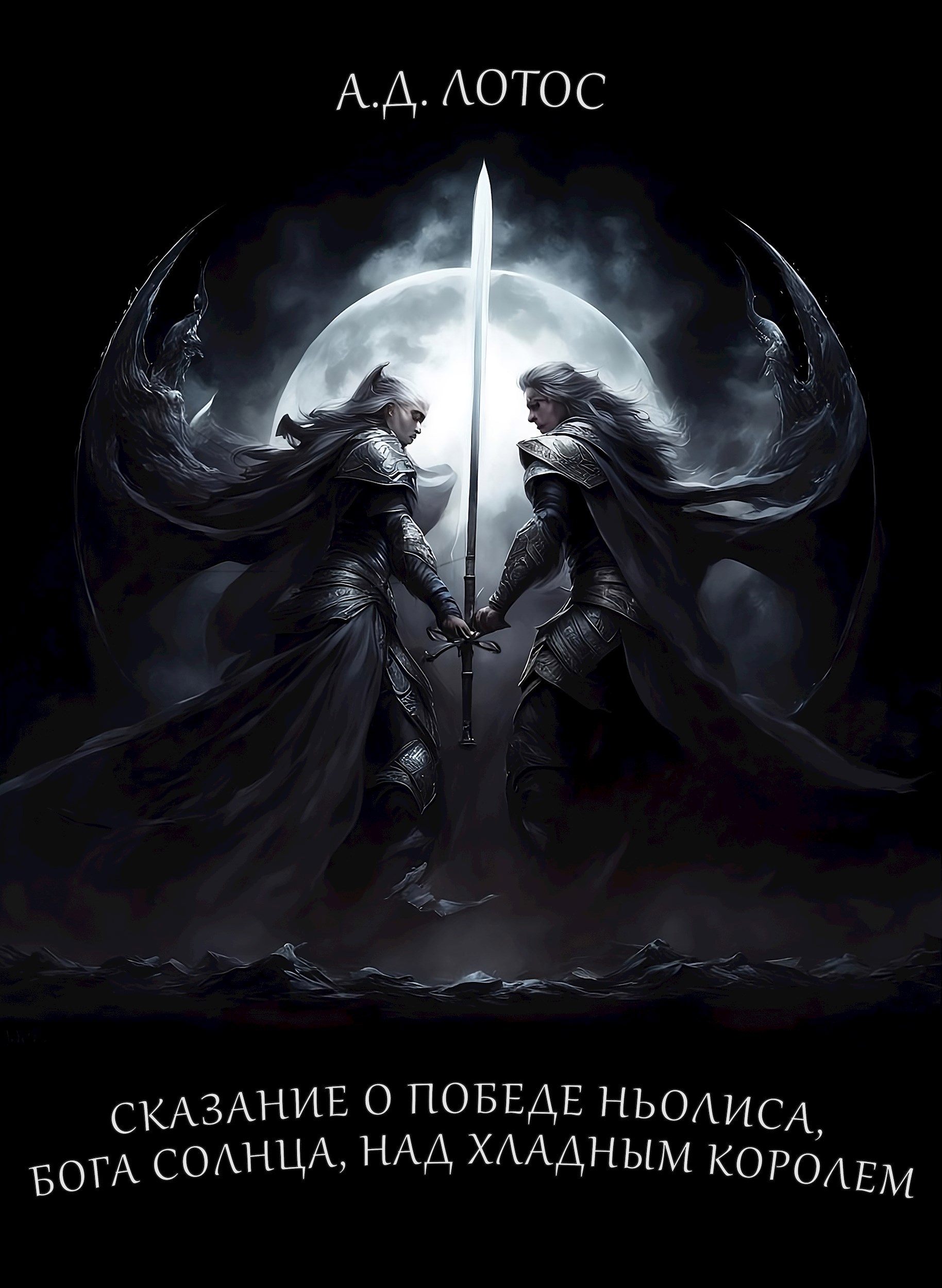 Обложка произведения Сказание о победе Ньолиса, Бога Солнца, над Хладным Королем