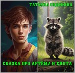 Обложка произведения Сказка про Артёма и енота